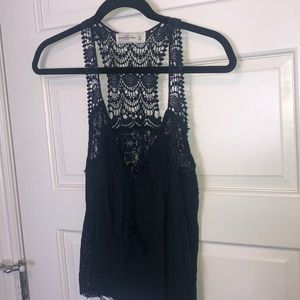 A&F Crochet Tank Top